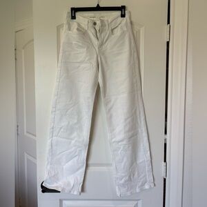 Old Navy Women's Straight Leg White Jeans